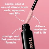 e.l.f. Lash 'N Roll Curling & Lifting Mascara, Deep Brown, 0.32oz