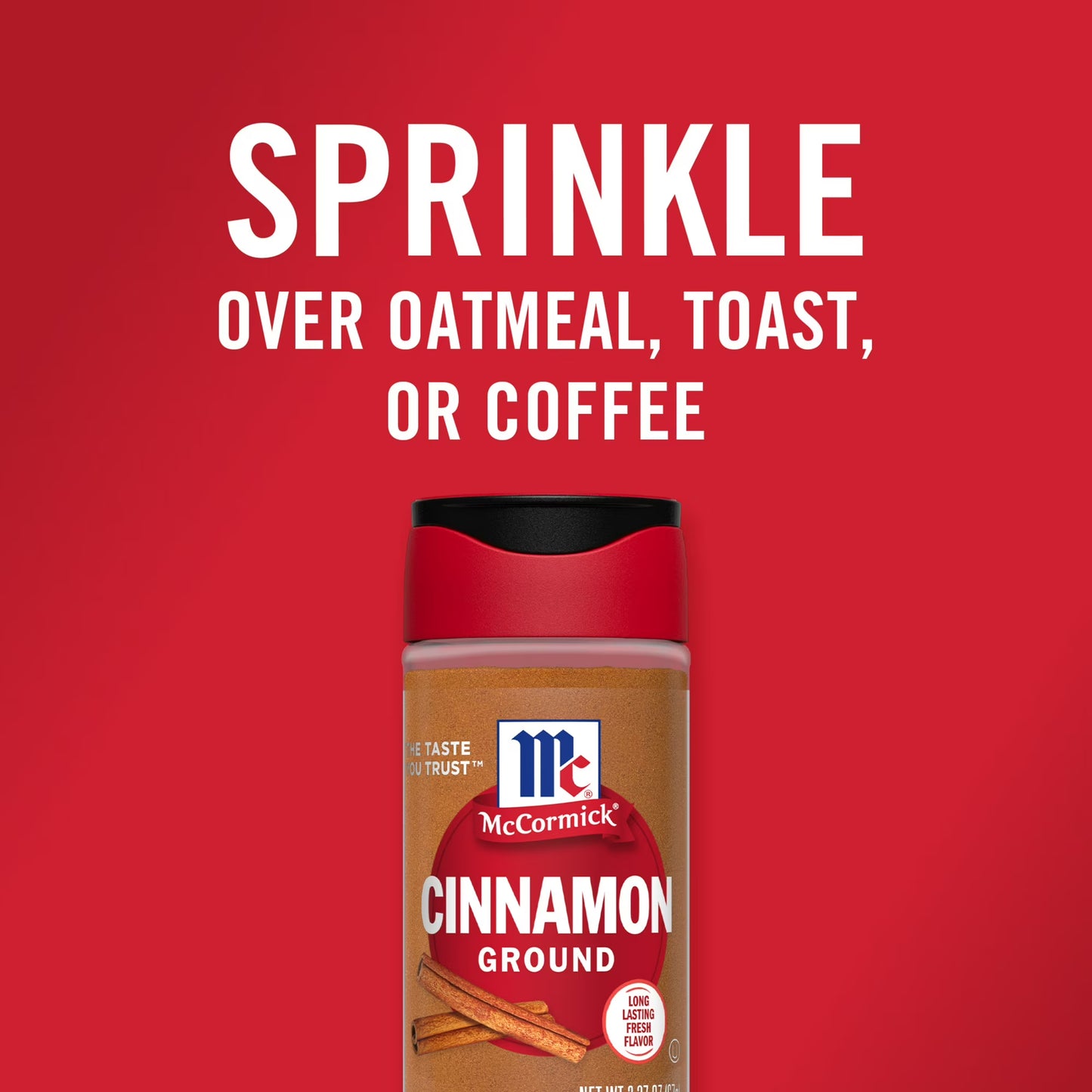 McCormick Kosher Ground Cinnamon, 2.37 oz Bottle