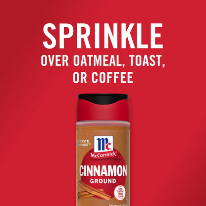 McCormick Kosher Ground Cinnamon, 2.37 oz Bottle