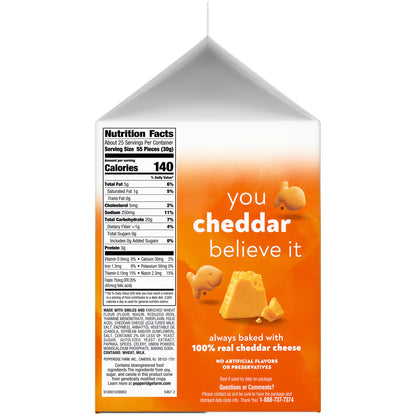 Goldfish Cheddar Cheese Crackers, 27.3 oz Carton