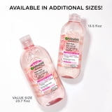 Garnier SkinActive Micellar Cleansing Water All in 1 Hydrating Rose Water Makeup Remover, Face Cleanser, 23.7 fl oz