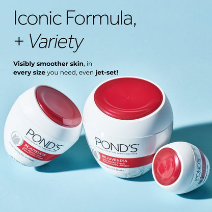 POND’S Rejuveness Face Cream, Anti-Aging Moisturizer with Collagen, AHAs & Vitamin E – 7 oz