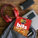 (3 pack) RITZ Bits Peanut Butter Sandwich Crackers, Snacks for Kids and Adults, Lunch Snacks, 8.8 oz
