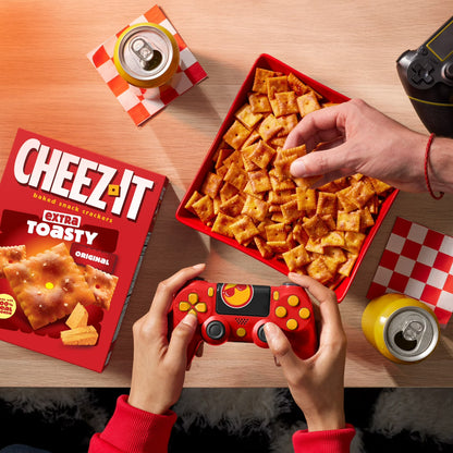Cheez-It Extra Toasty Cheese Crackers, Baked Snack Crackers, 21 oz