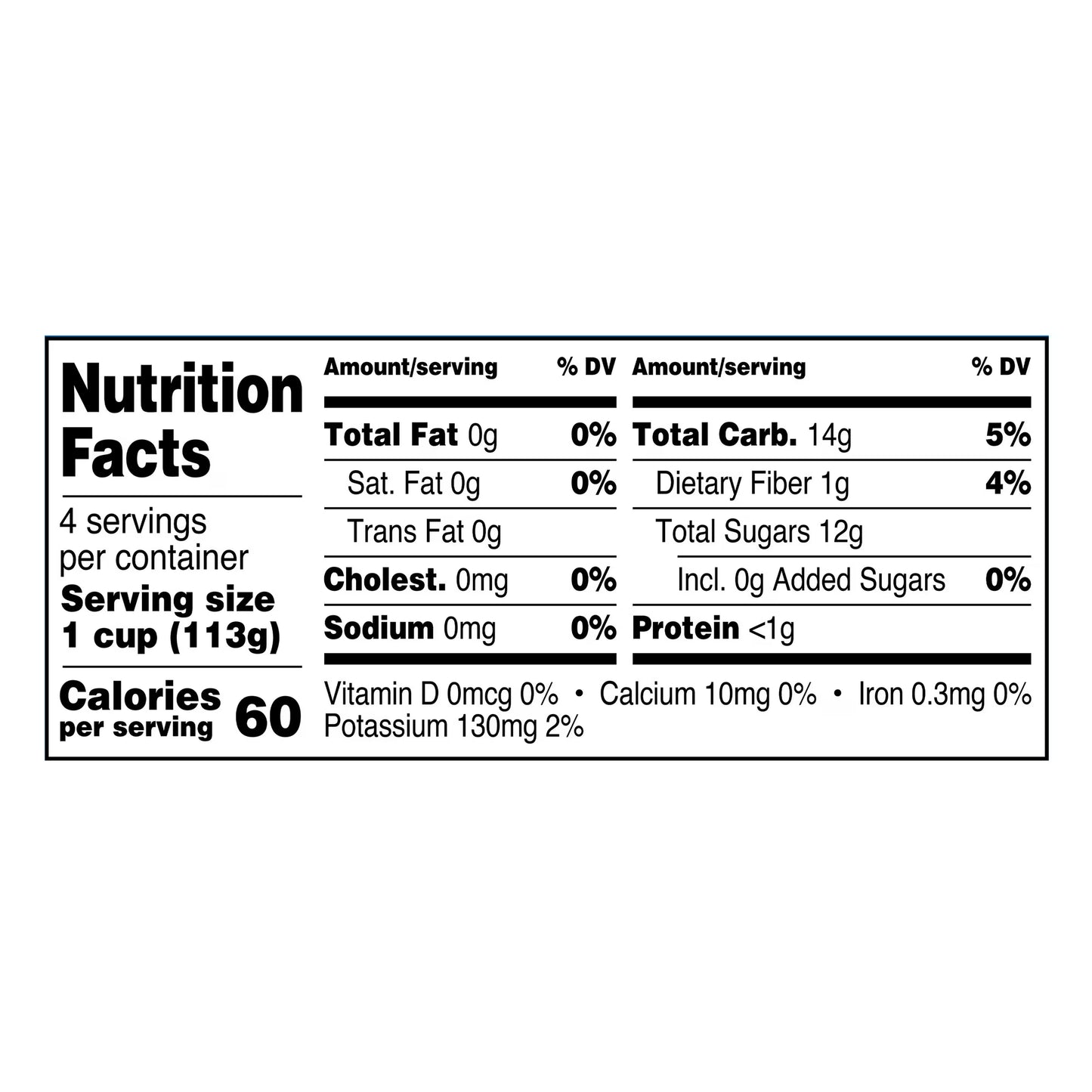 Great Value Pineapple Tidbits, 4 oz, 4 Count