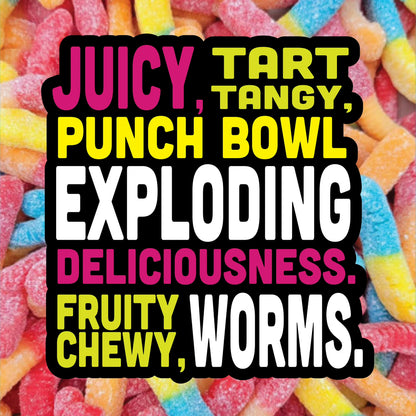 Trolli Fruit Punch Sour Brite Crawlers 14 Ounce Bag