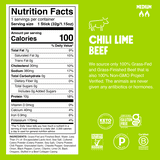 Chomps Grass-Fed And Finished Chili Lime Beef Snack Sticks (8 Count)