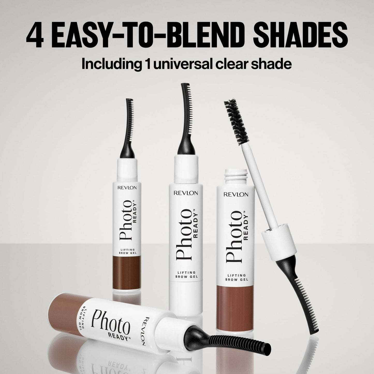 Revlon PhotoReady Lifting Brow Gel, Tinted Eyebrow Lamination, 803 Warm Medium Brown, 0.23 fl oz