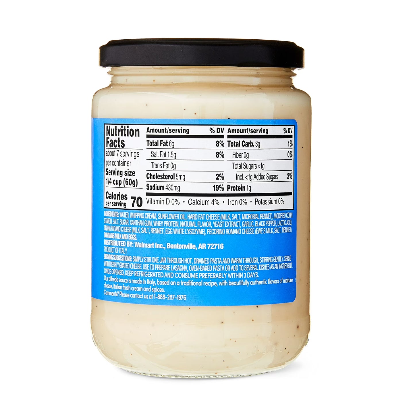 bettergoods Authentic Italian Alfredo Pasta Sauce, 14.5 oz