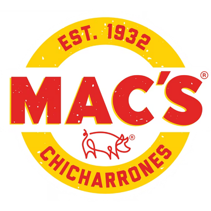 Mac's Salt and Pepper Chicharrones Pork Rinds, Pork Skins, 4 oz Bag