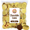 Gold Candy Coins, 50 Count Milk Chocolate Coins for Holidays, Parties, Birthdays & Celebrations